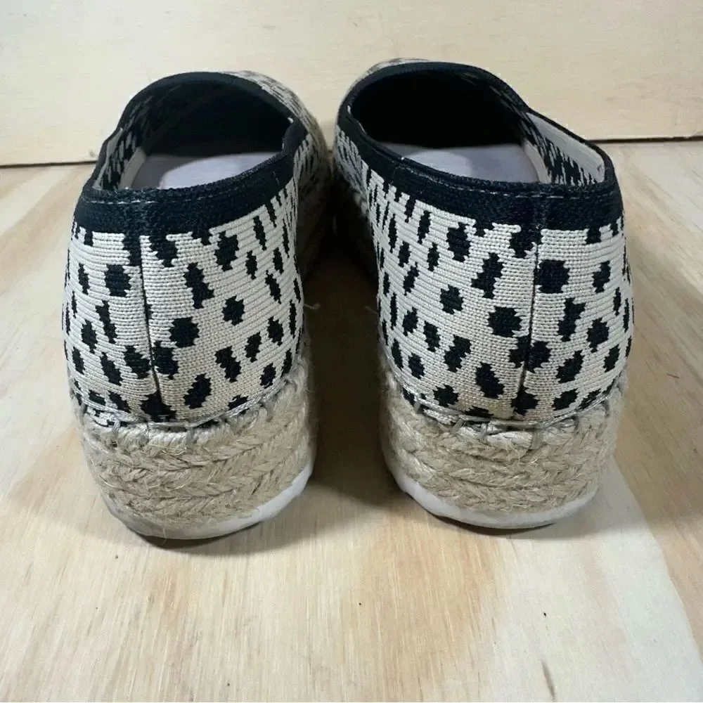 Gianni Bini Animal Print Espadrille Shoes Women’s Size 7.5